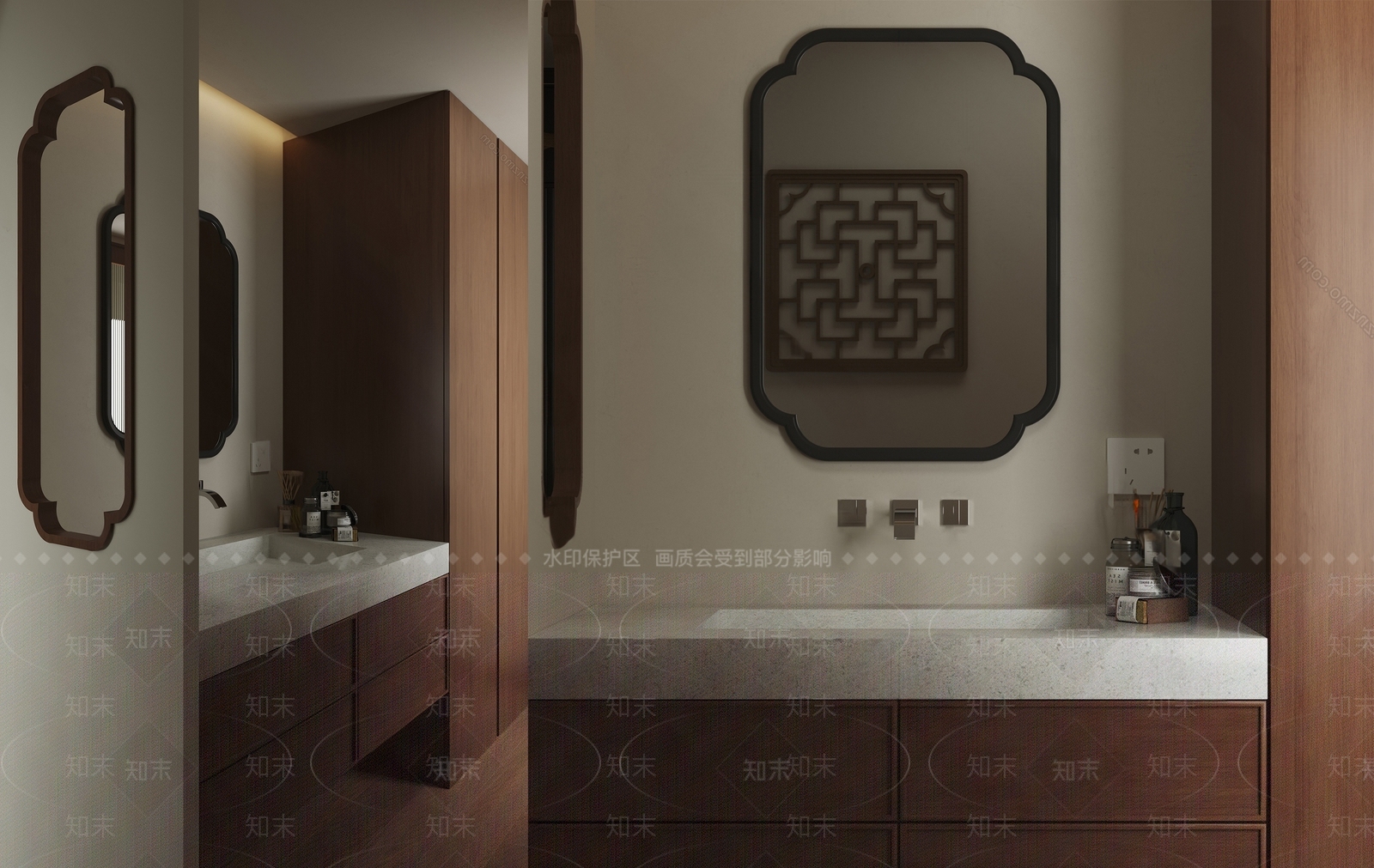 中古浴室柜SU模型下载【ID:1167304223】
