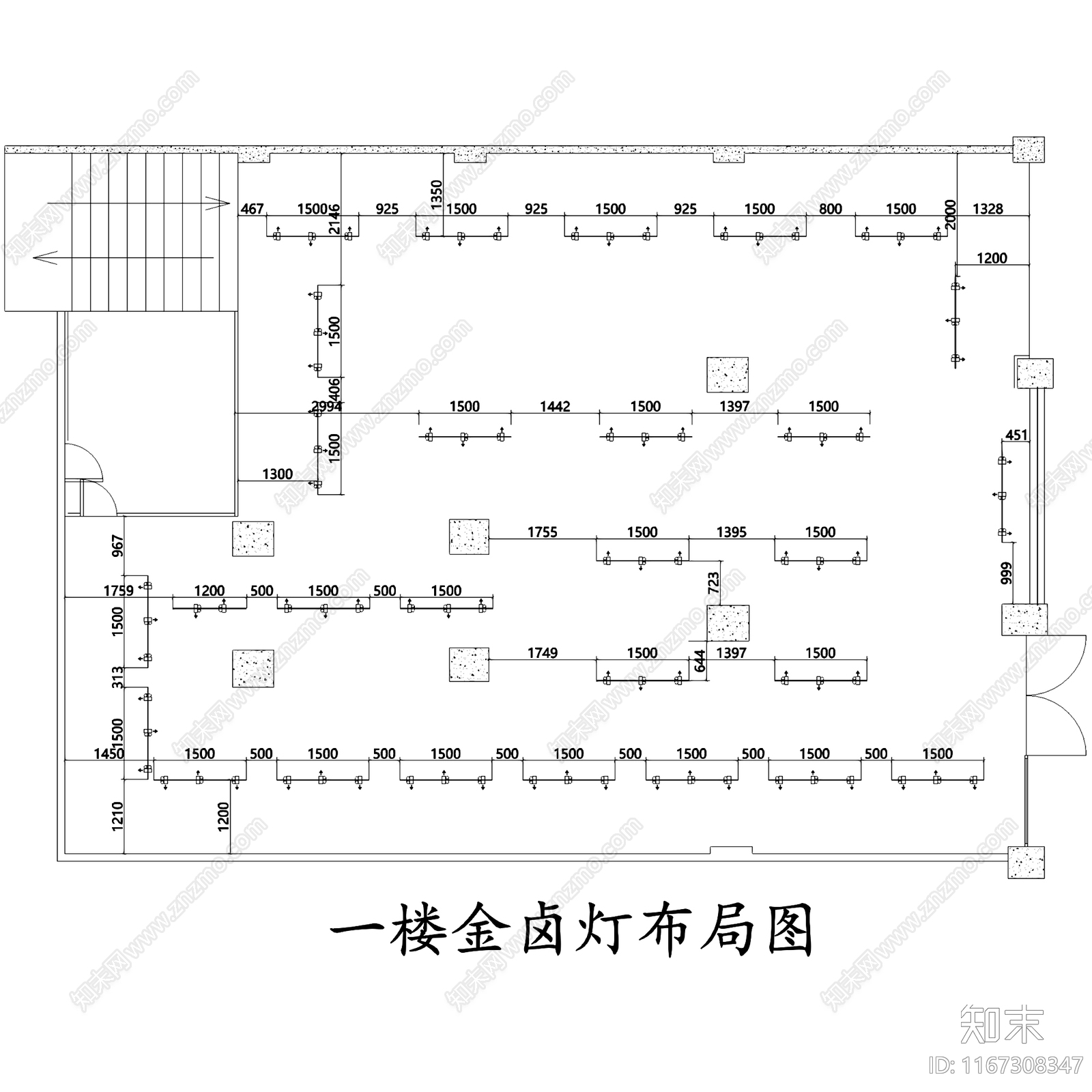 现代育婴房奶粉童装母婴生活馆室内工装cad施工图下载【ID:1167308347】