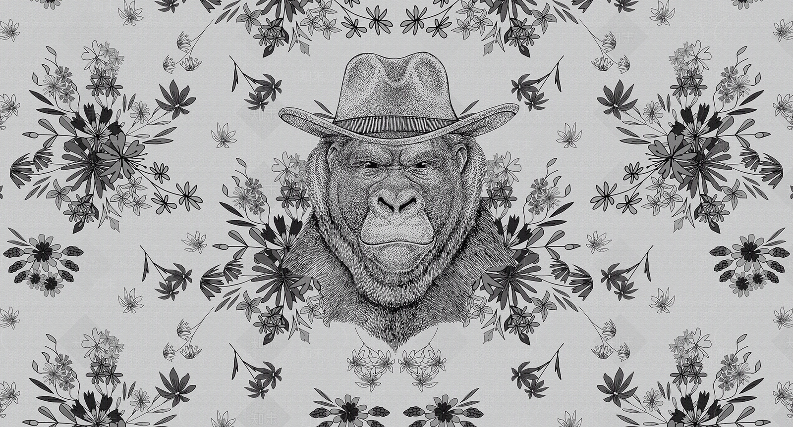 现代壁画贴图下载【ID:1167320504】