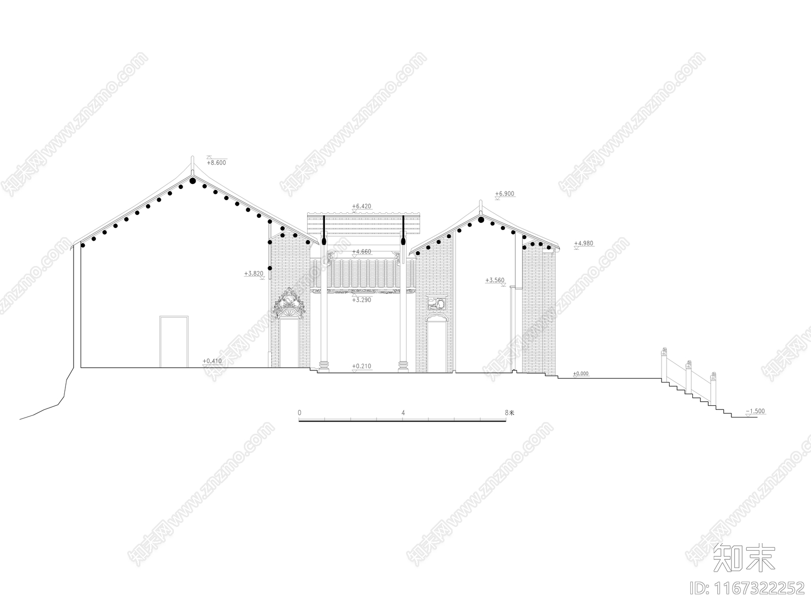 中式古建施工图下载【ID:1167322252】