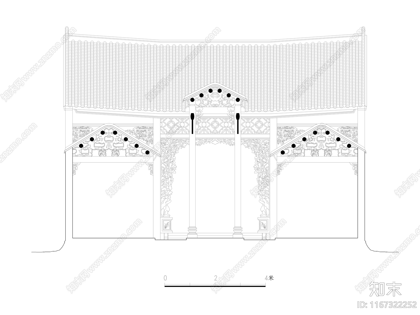 中式古建施工图下载【ID:1167322252】