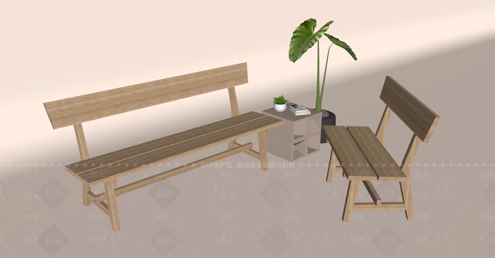 现代躺椅SU模型下载【ID:1167322377】