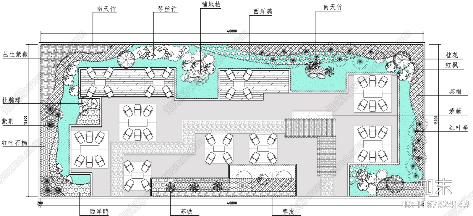 景观平面图施工图下载【ID:1167324143】