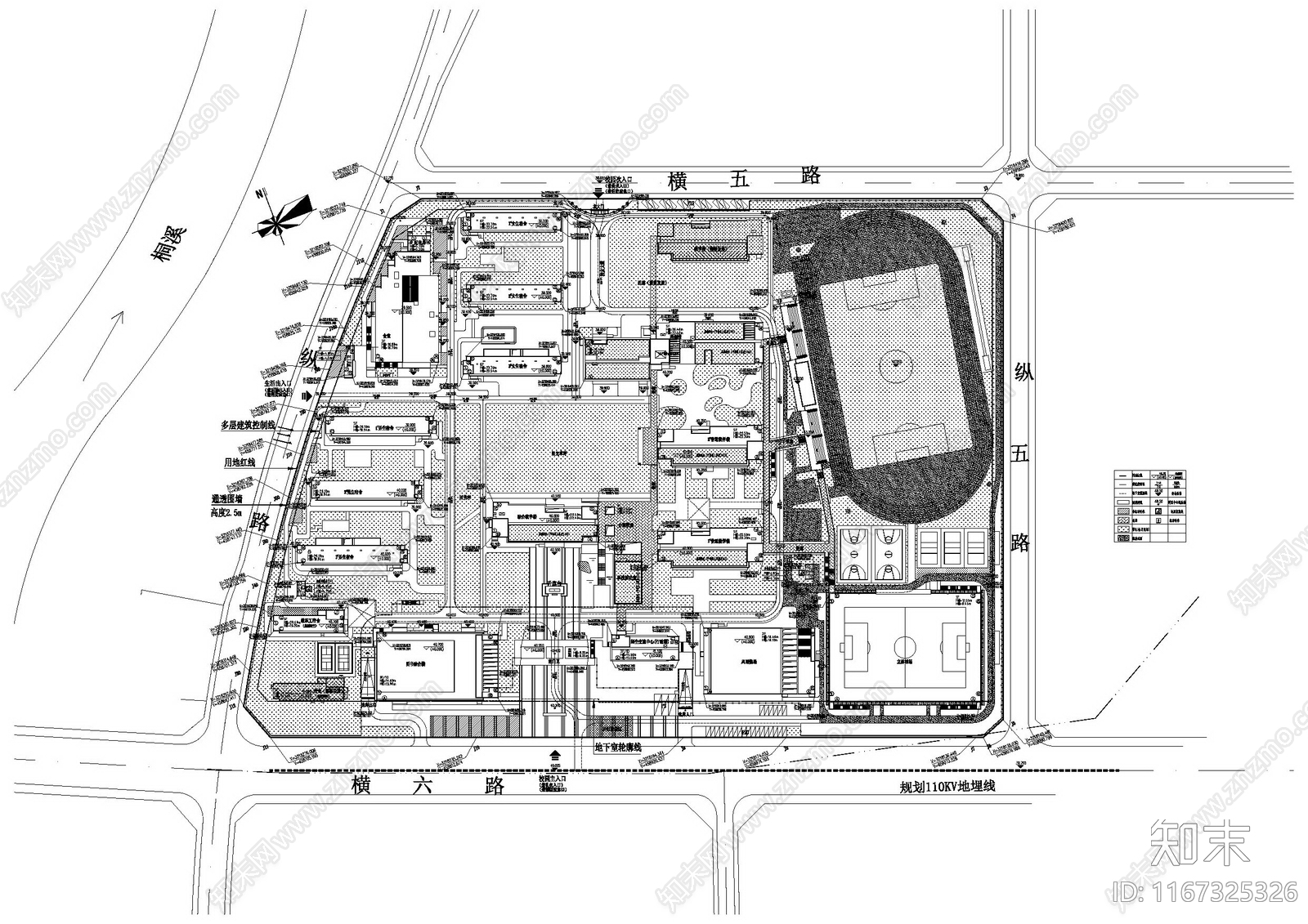 现代学校建筑CAD图纸