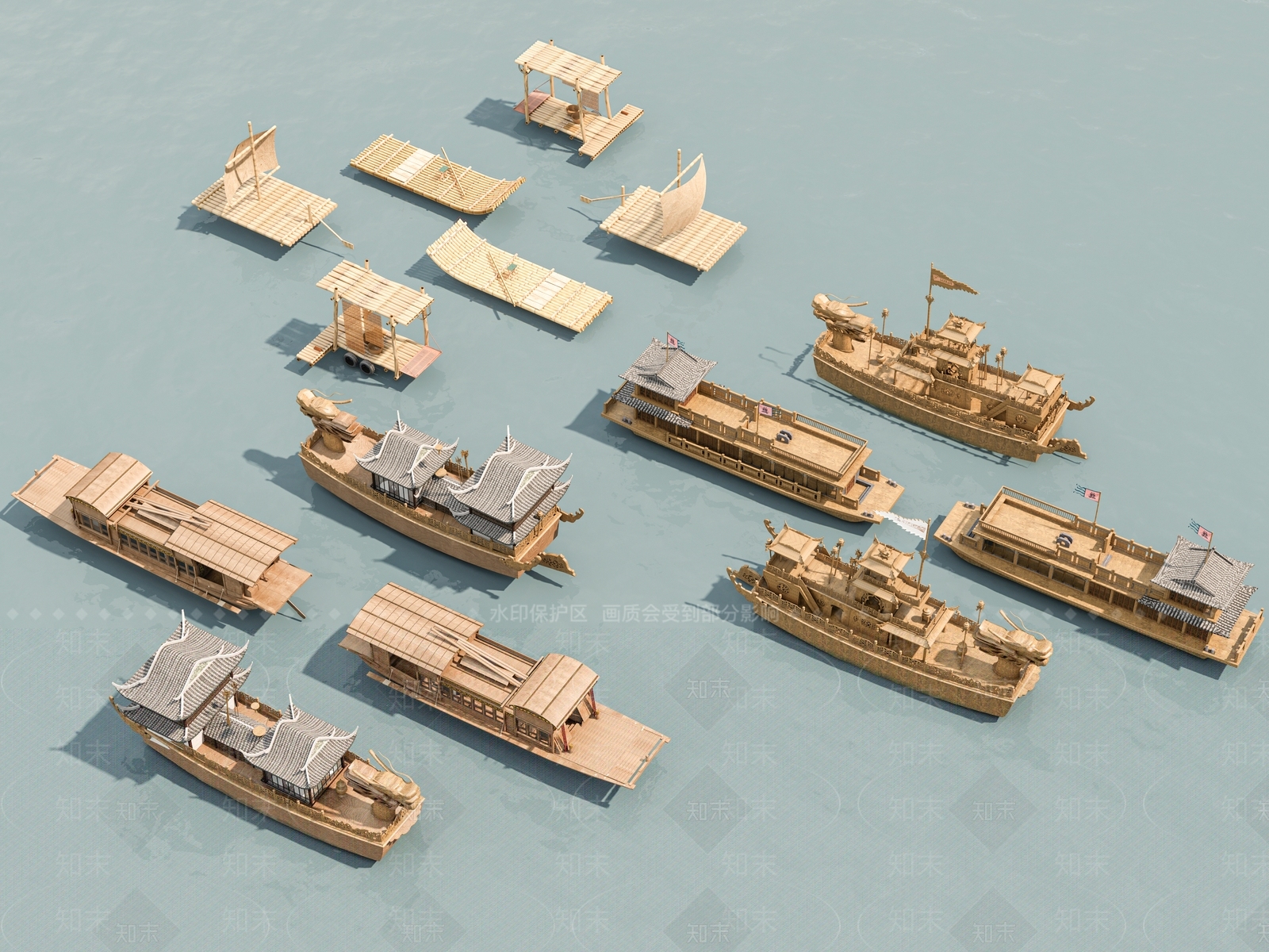 船3D模型下载【ID:1167328435】_知末3d模型网