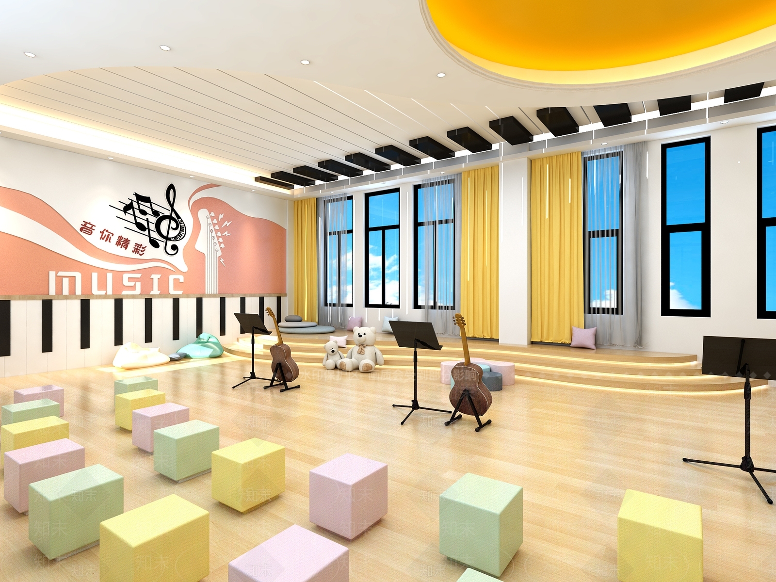 现代其他公共空间3D模型下载【ID:1167338151】