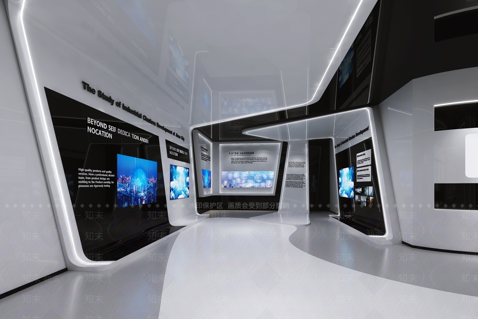 现代其他商业空间3D模型下载【ID:1167348338】