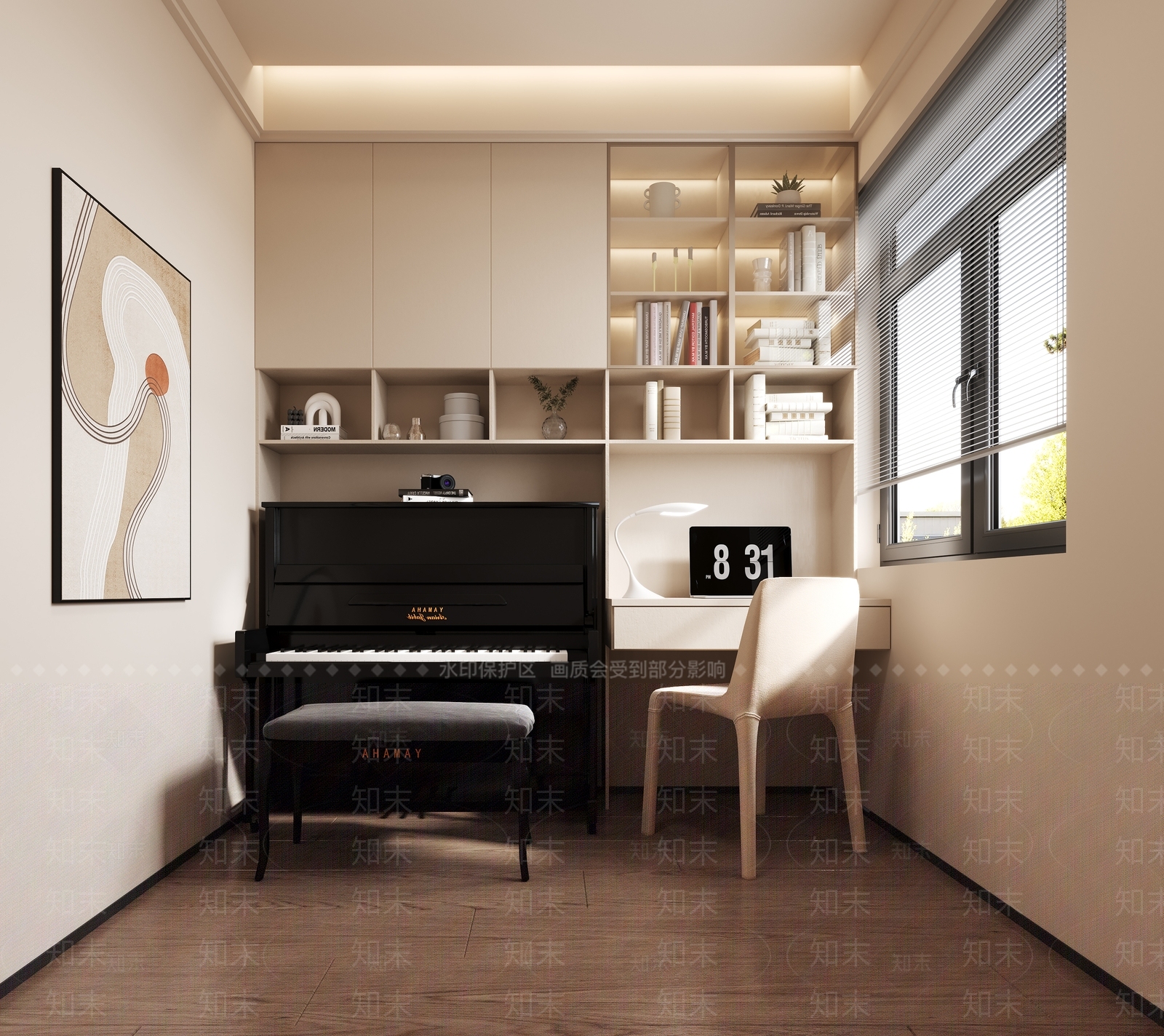奶油儿童娱乐室3D模型下载【ID:1167348985】