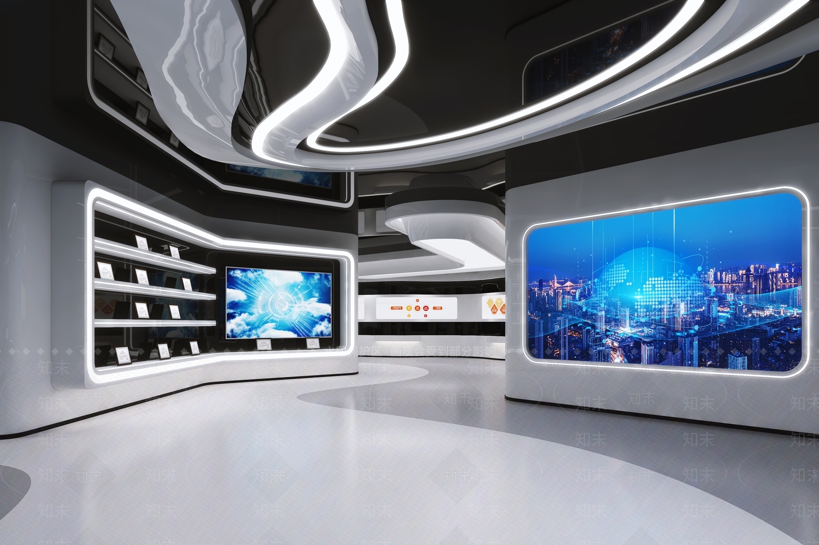 现代其他商业空间3D模型下载【ID:1167350089】