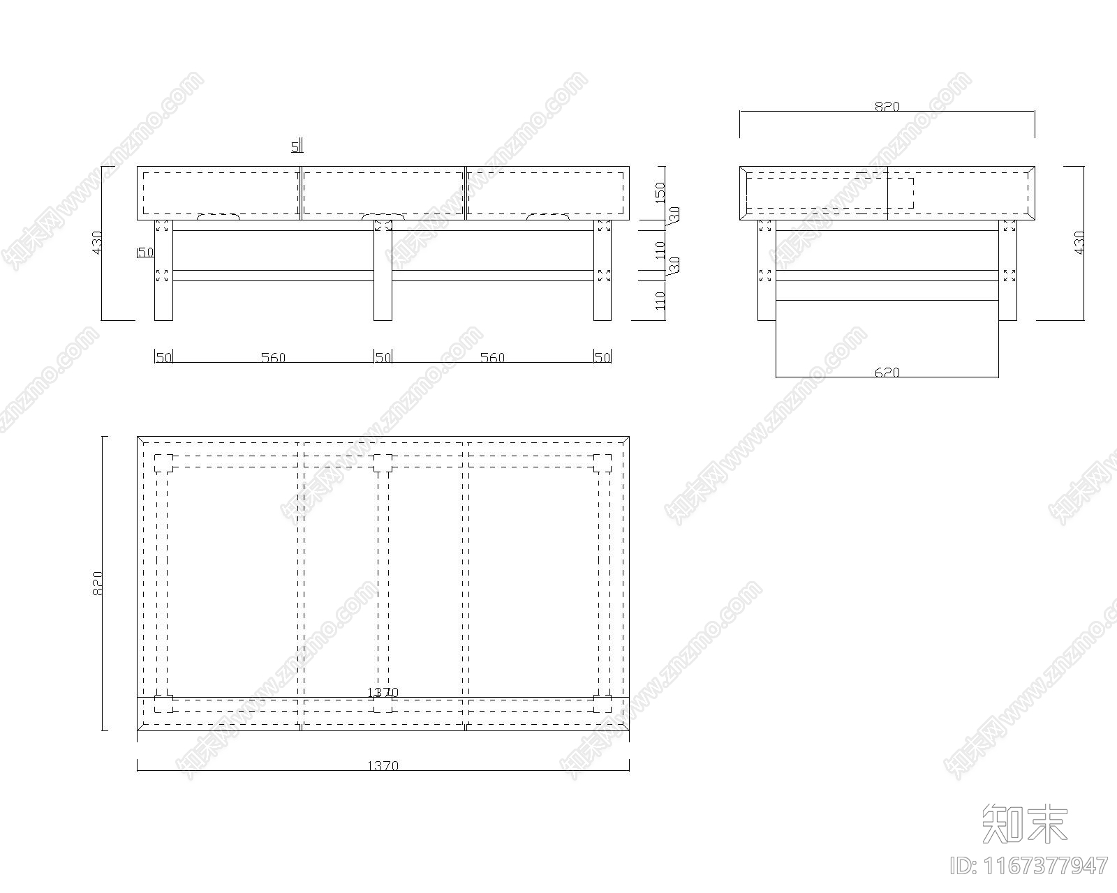 现代综合家具图库施工图下载【ID:1167377947】