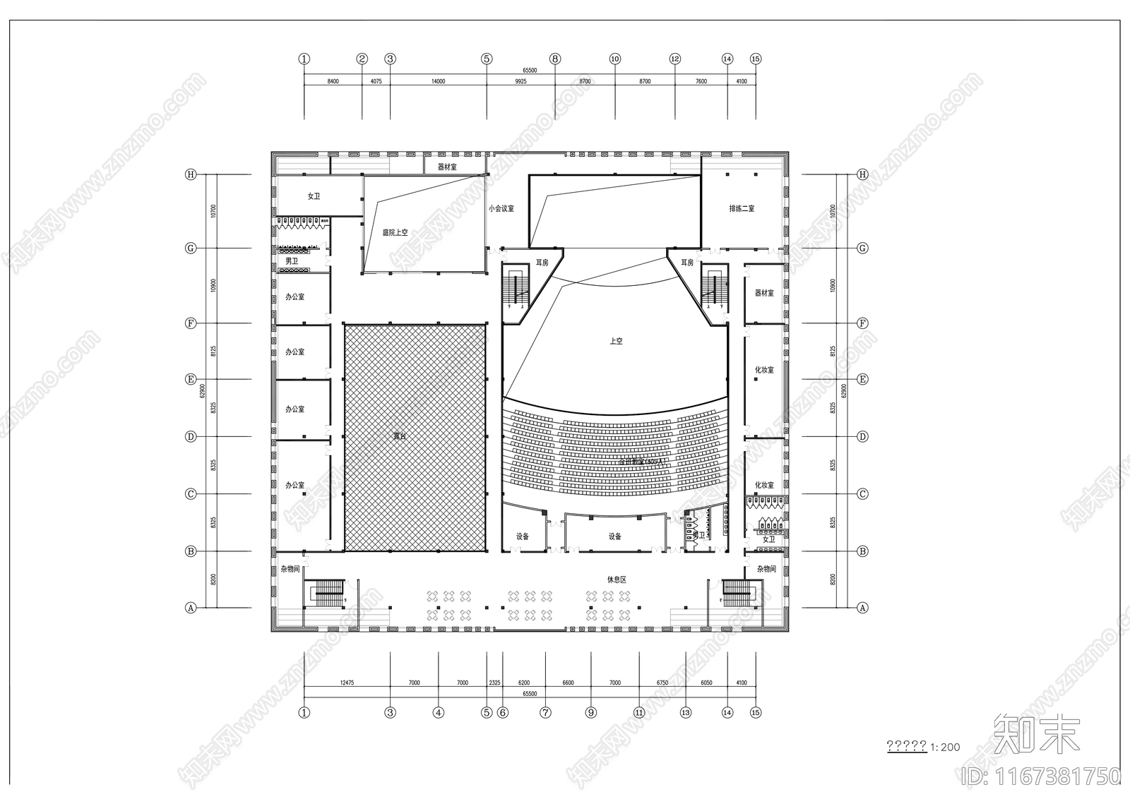 现代新中式其他文化建筑施工图下载【ID:1167381750】