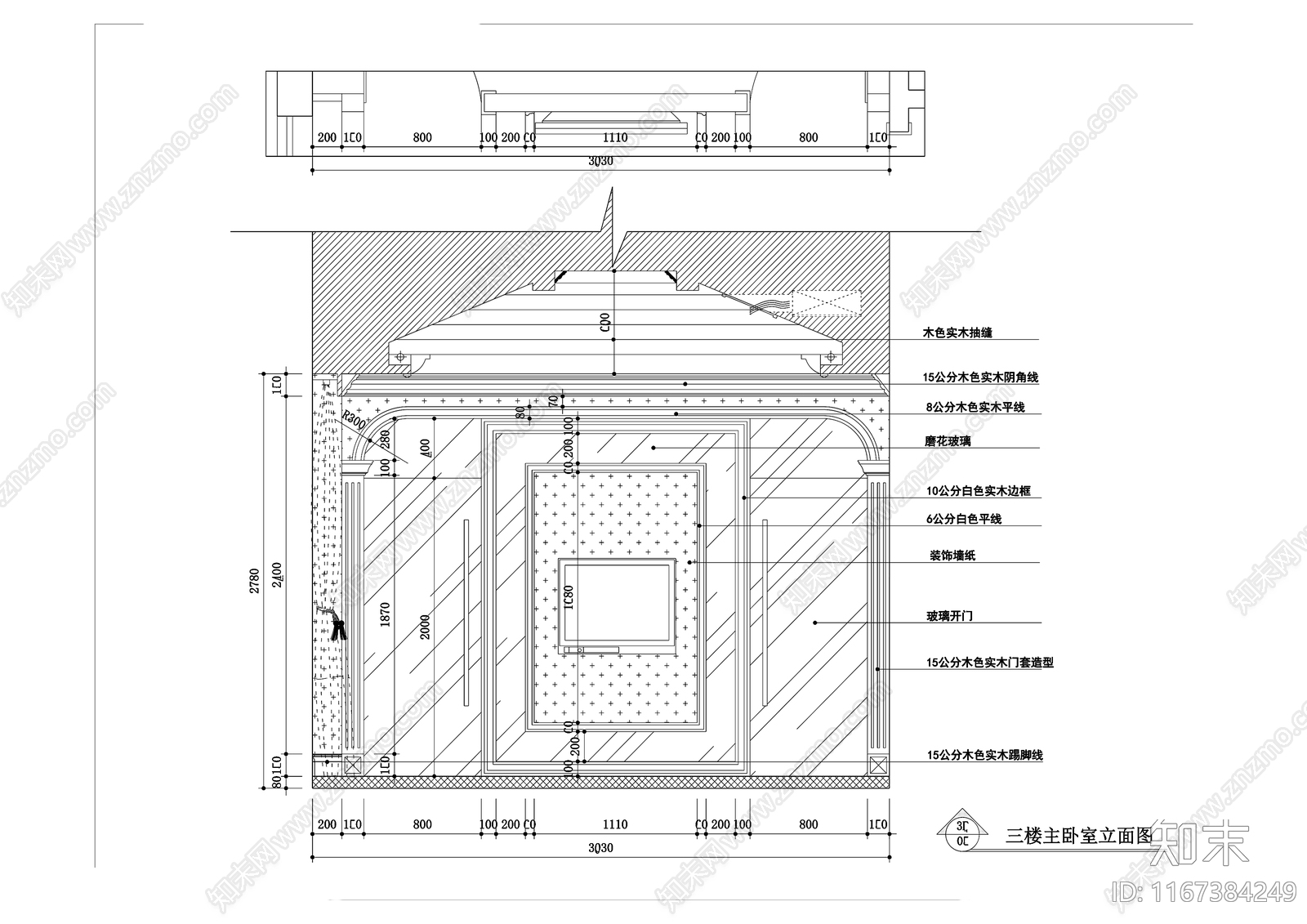 欧式美式整体家装空间cad施工图下载【ID:1167384249】