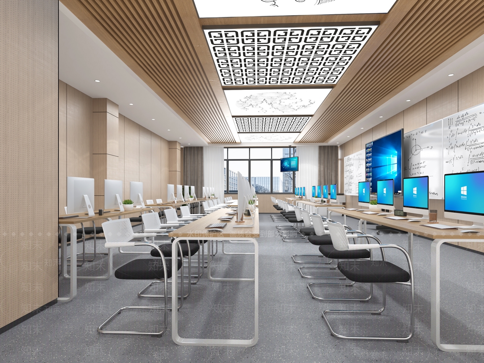 新中式其他公共空间3D模型下载【ID:1167386527】
