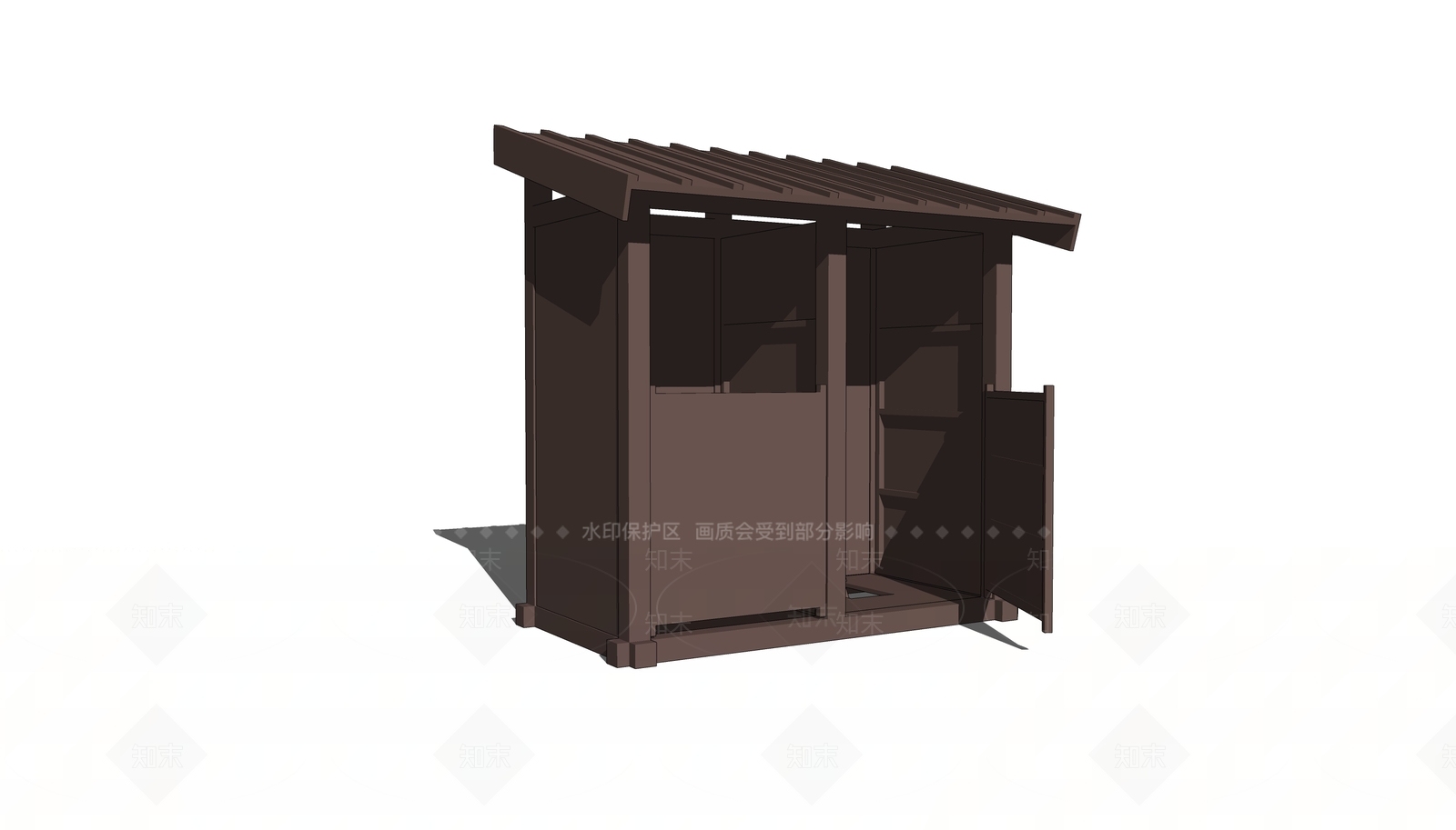 现代公共卫生间SU模型下载【ID:1167393320】