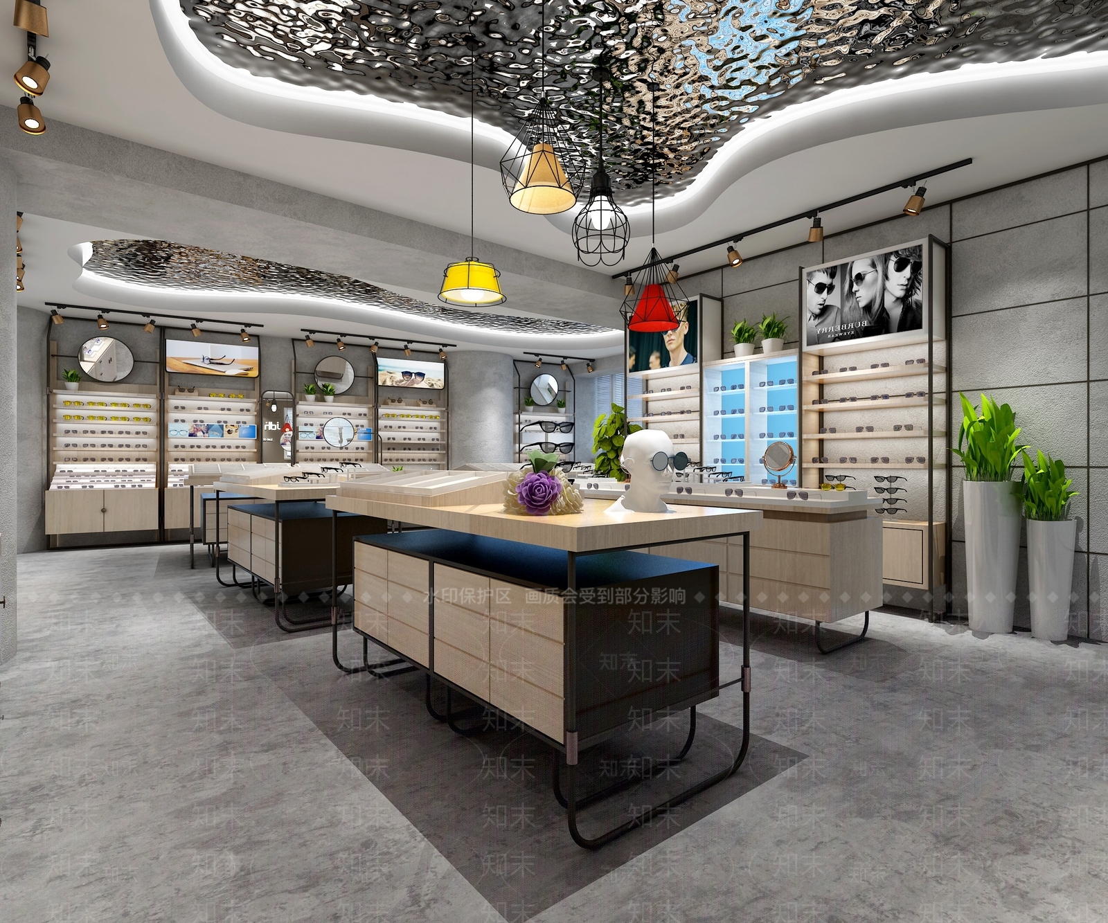 现代眼镜店3D模型下载【ID:1167395114】