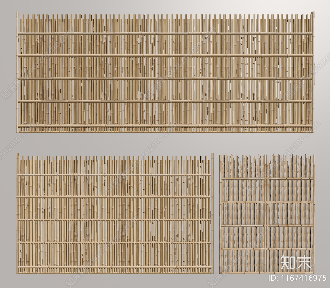 中式栅栏SU模型下载【ID:1167416975】