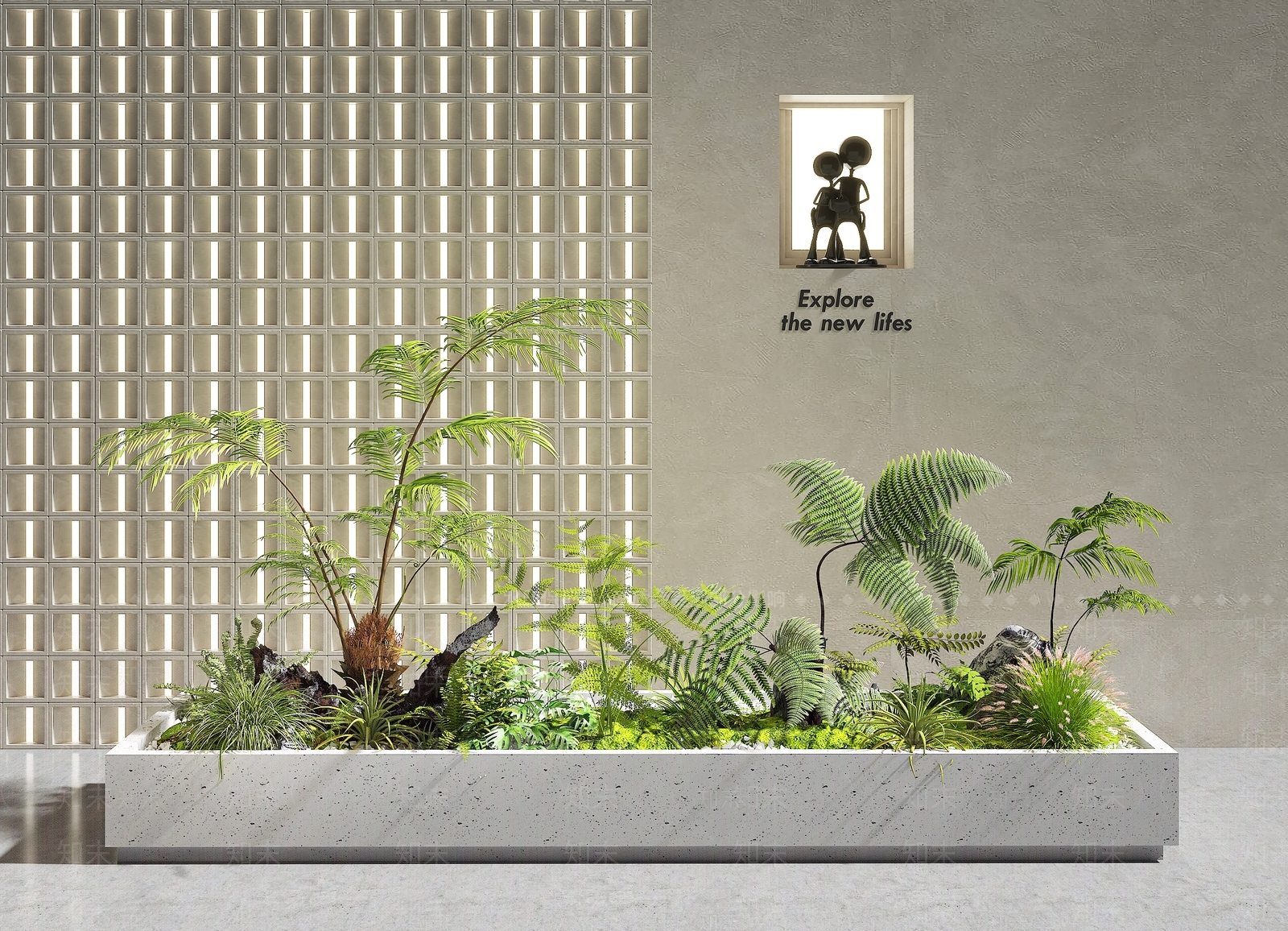 植物组合SU模型下载【ID:1167421189】