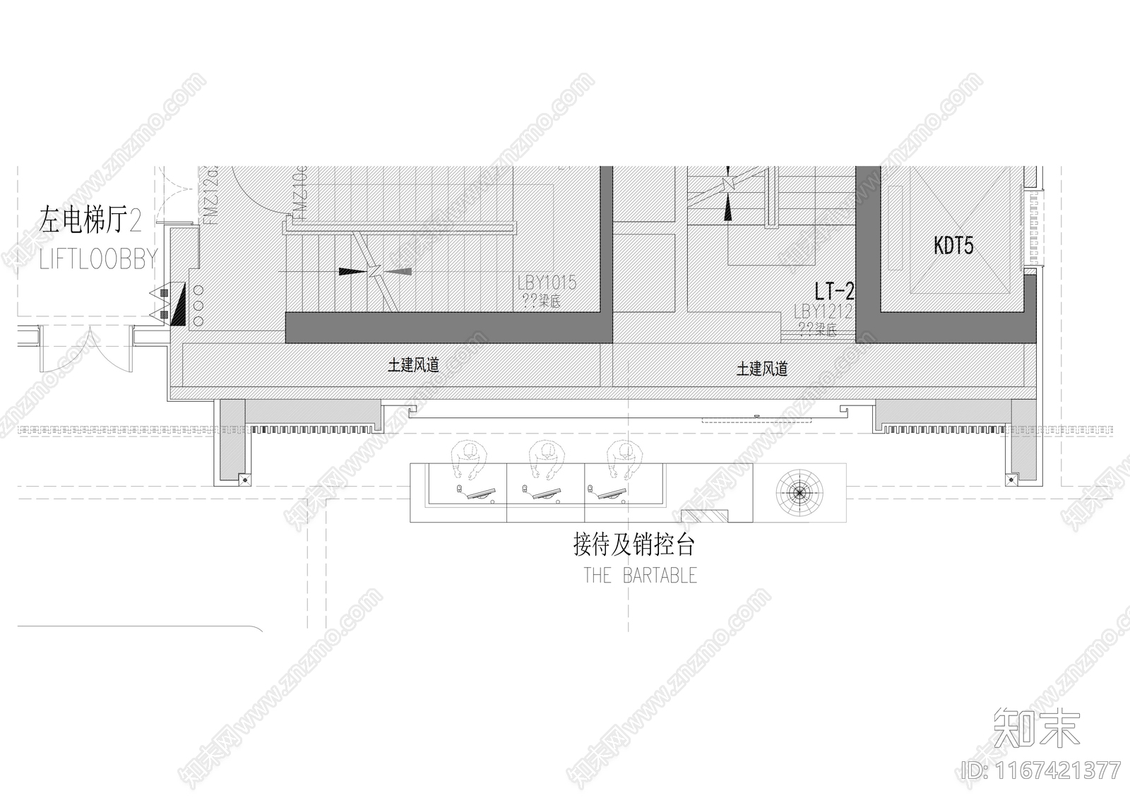 现代售楼处cad施工图下载【ID:1167421377】
