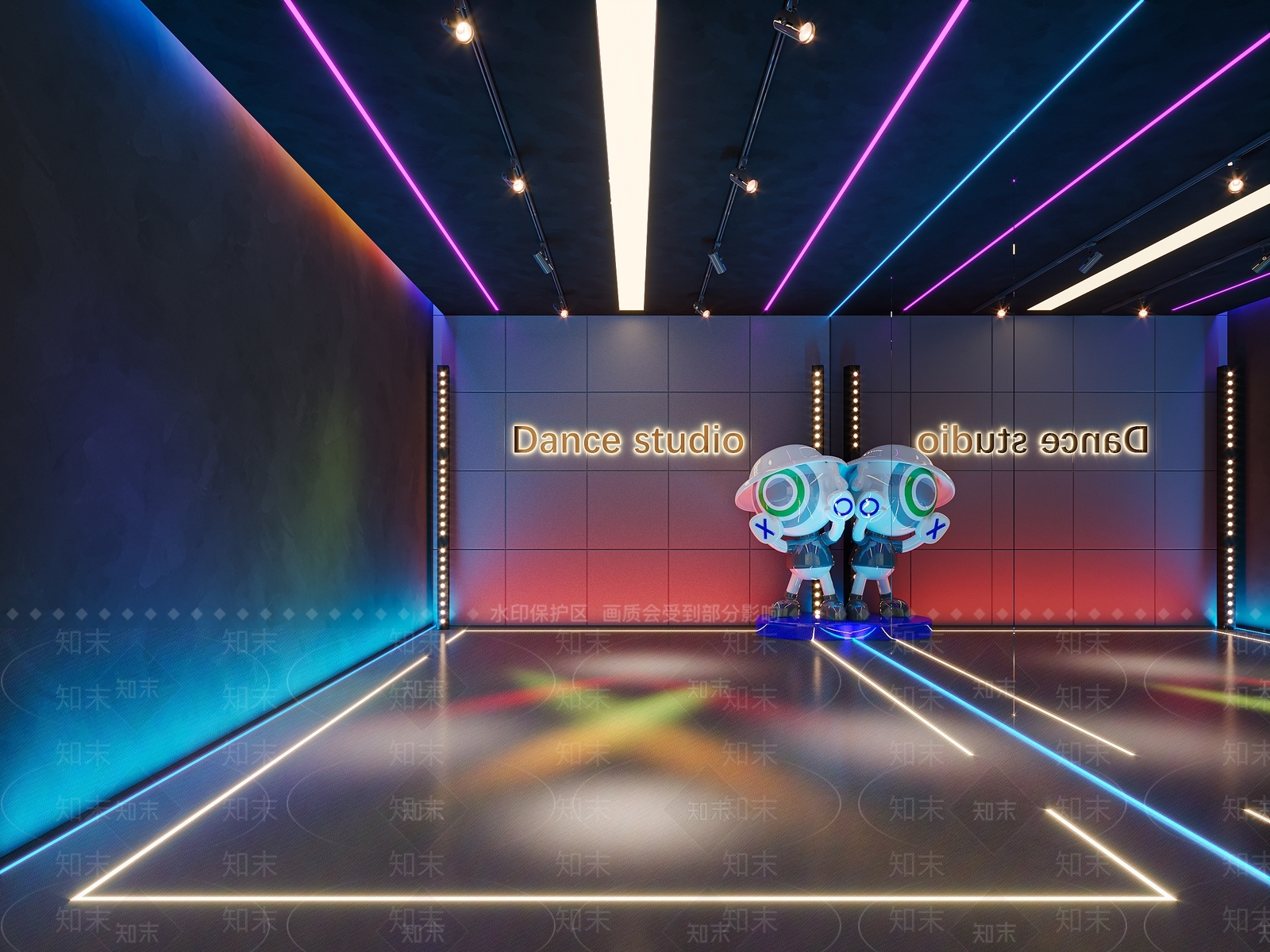 现代意式教室3D模型下载【ID:1167443144】