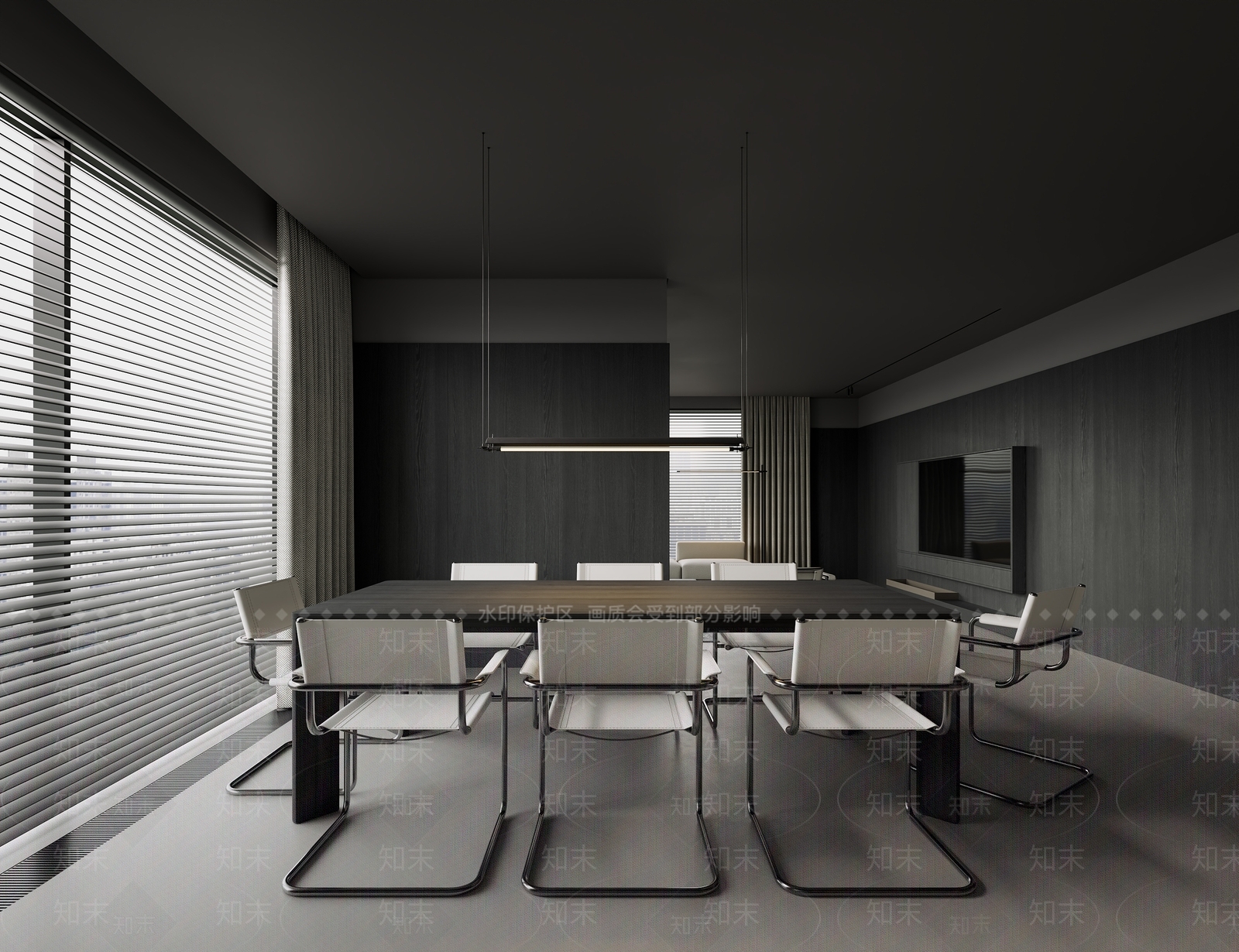 现代极简公寓3D模型下载【ID:1167445976】