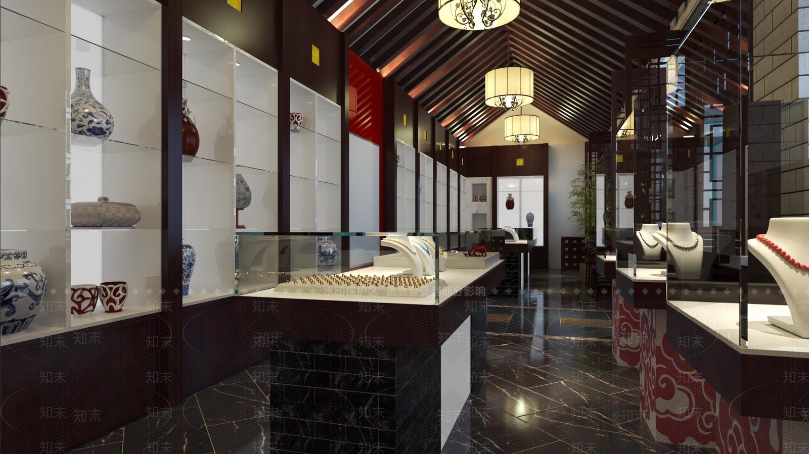 中式博物馆3D模型下载【ID:1167453884】