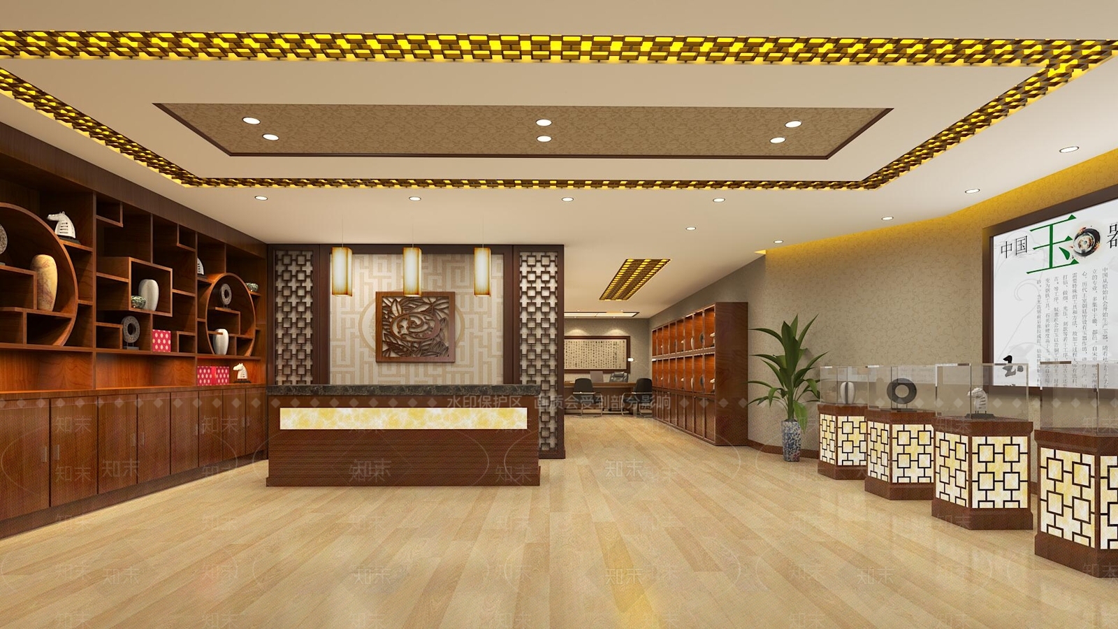 中式珠宝店3D模型下载【ID:1167454549】