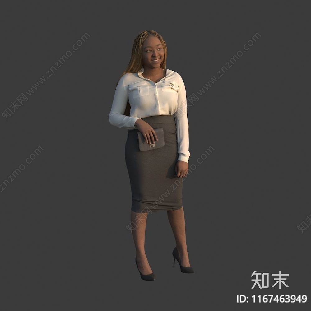 女人3D模型下载【ID:1167463949】