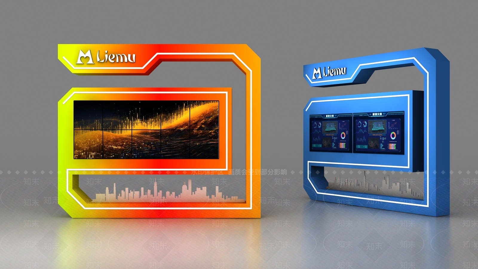 现代超市3D模型下载【ID:1167471540】