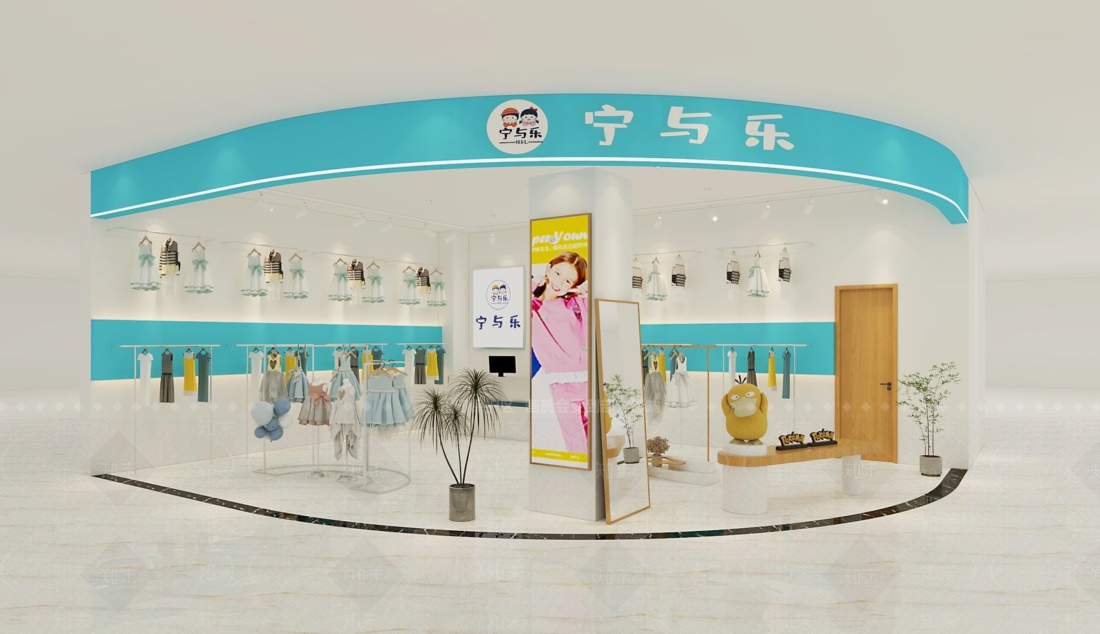 服装店3D模型下载【ID:1167477582】
