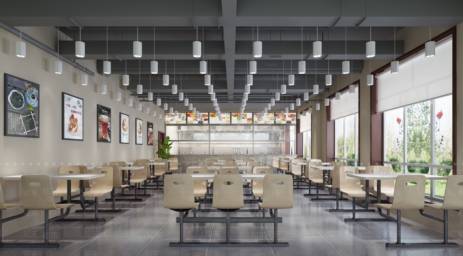 现代快餐店3D模型下载【ID:1167487999】