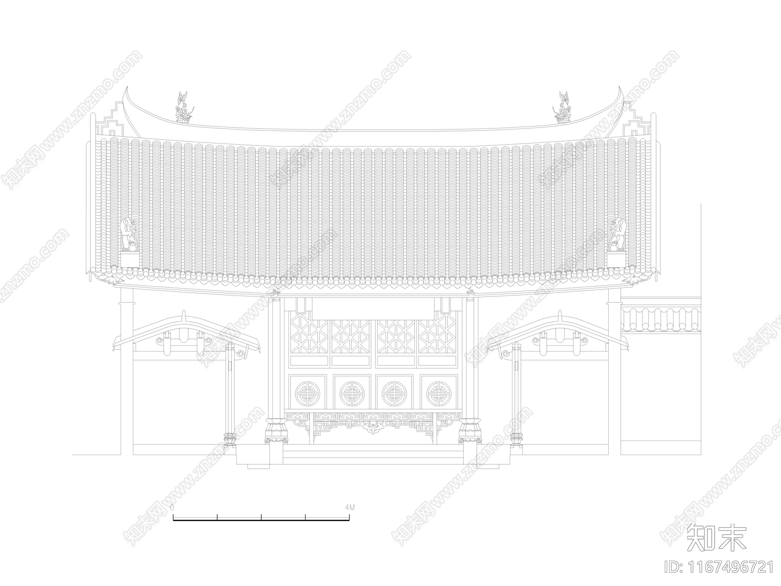 中式古建施工图下载【ID:1167496721】