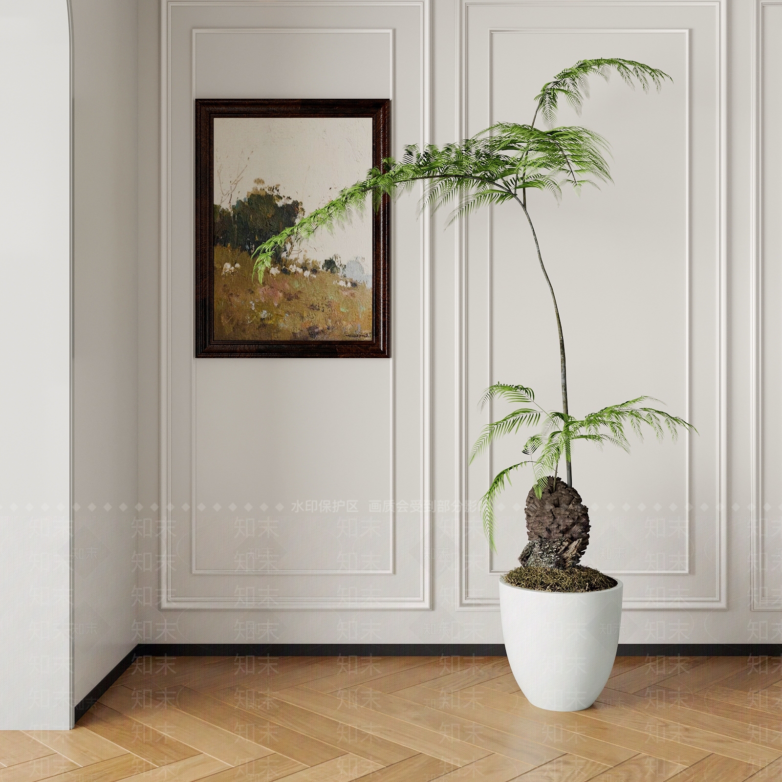 盆栽3D模型下载【ID:1167524478】