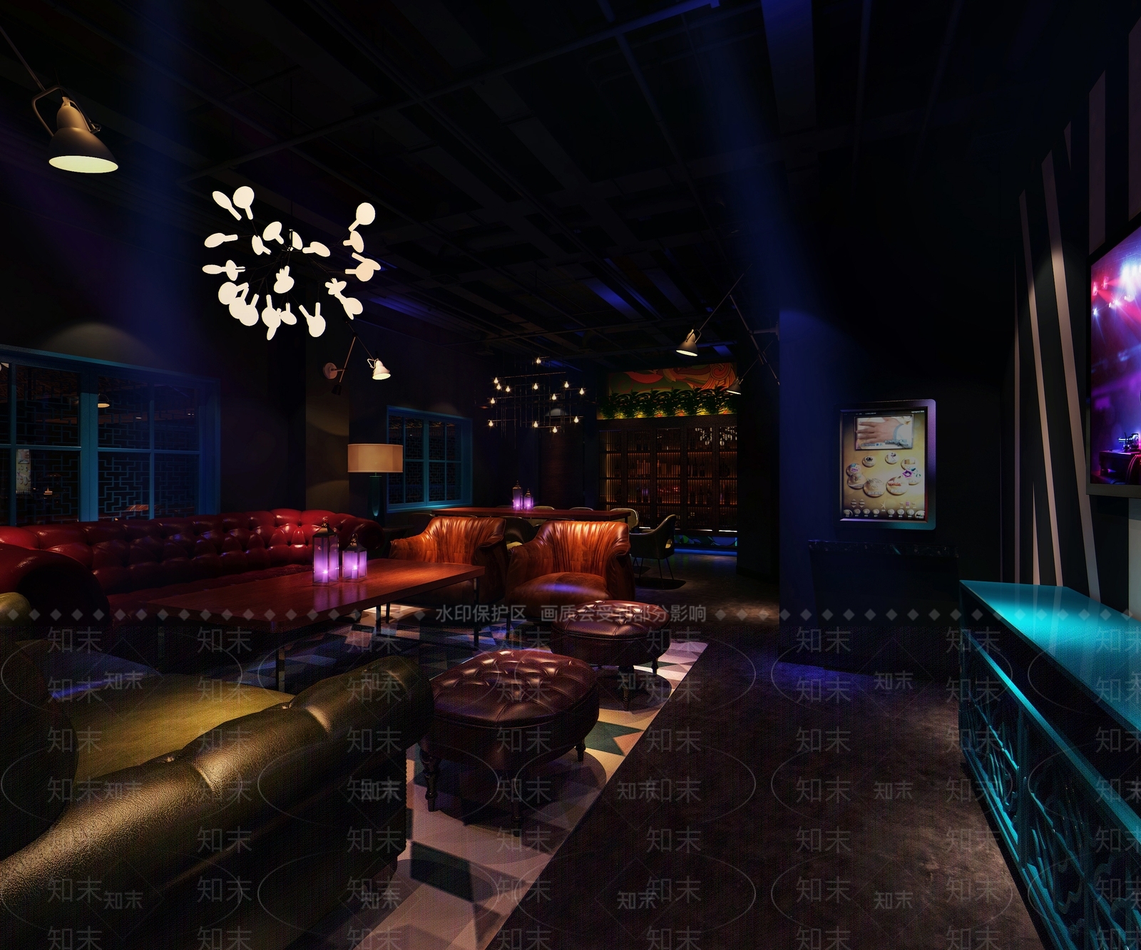 工业酒吧3D模型下载【ID:1167554062】