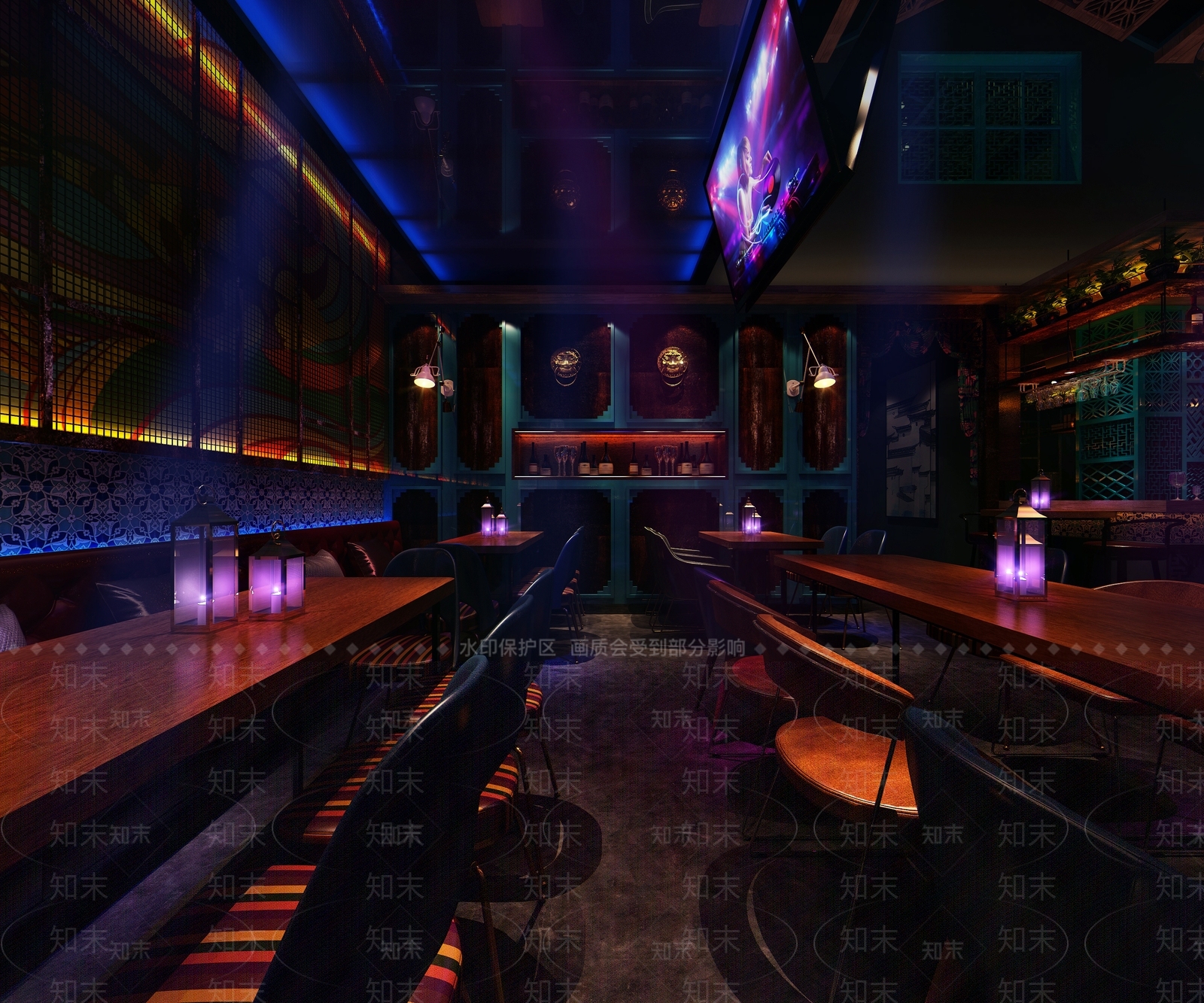 工业酒吧3D模型下载【ID:1167554062】
