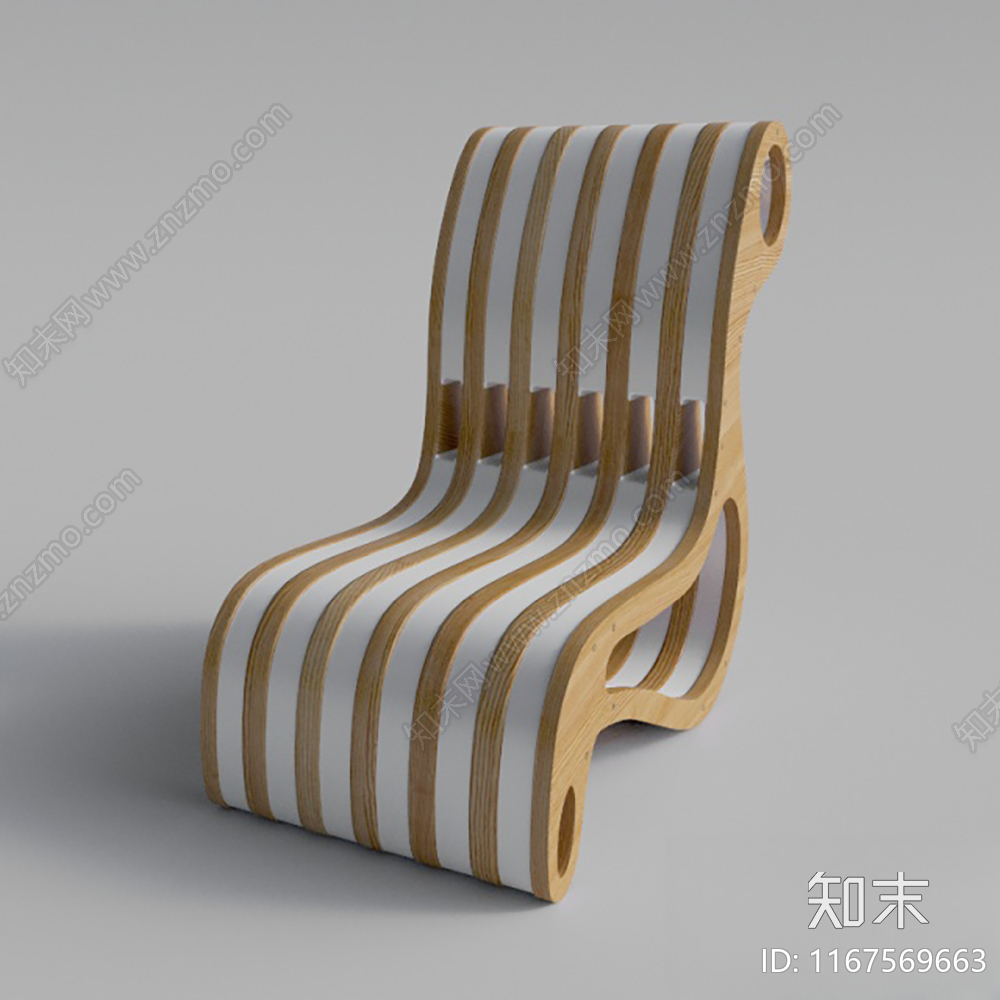 现代躺椅3D模型下载【ID:1167569663】