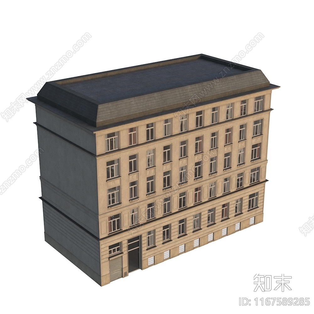 美式欧式其他商业建筑3D模型下载【ID:1167589285】