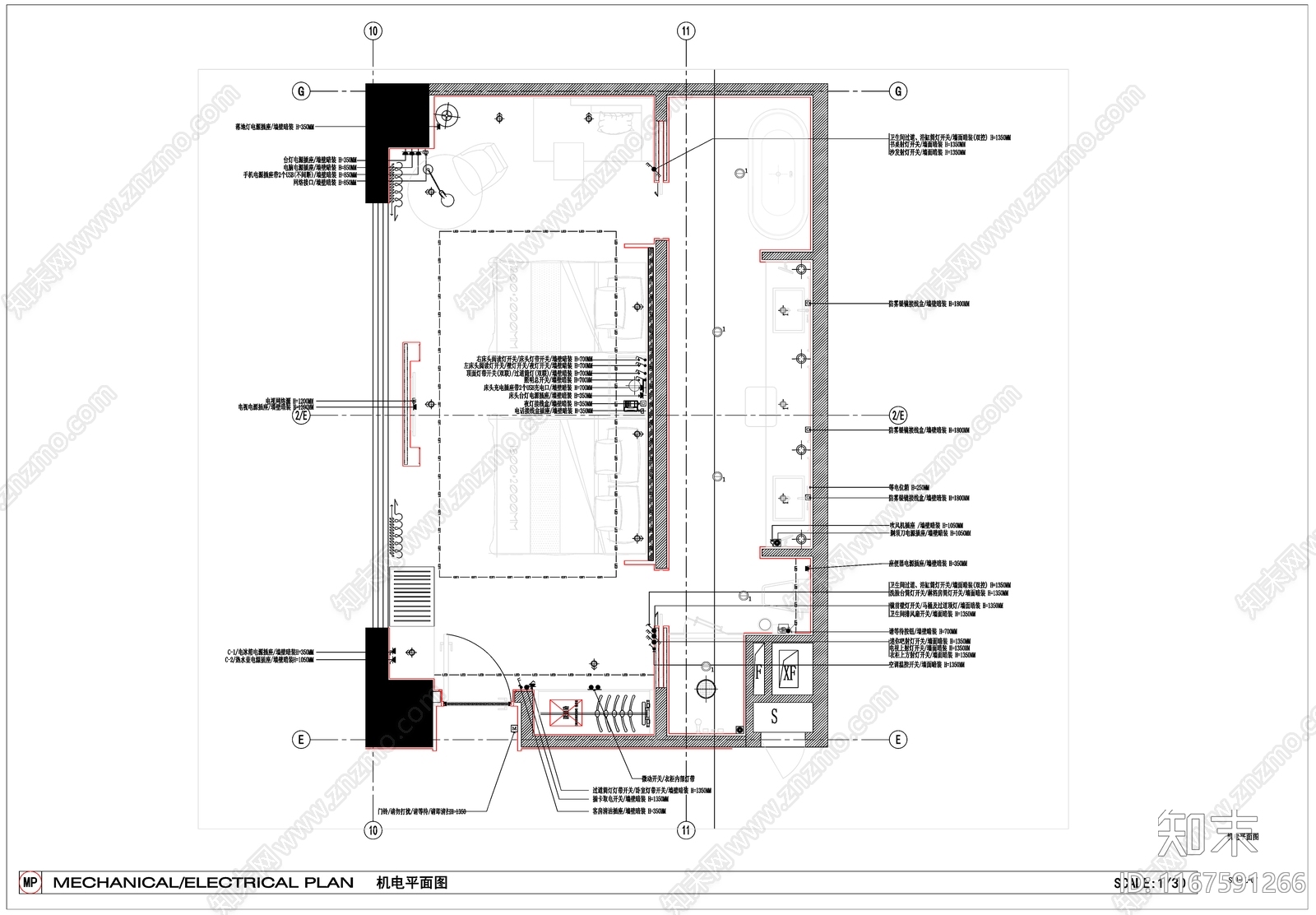 现代公寓cad施工图下载【ID:1167591266】