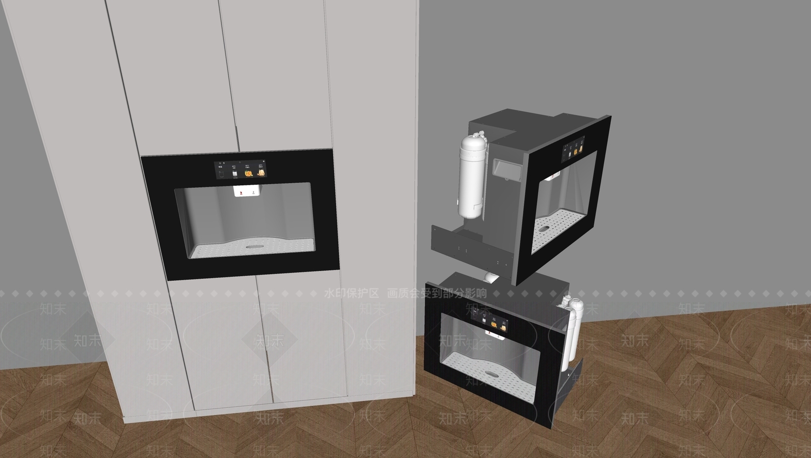 饮水机SU模型下载【ID:1167608551】