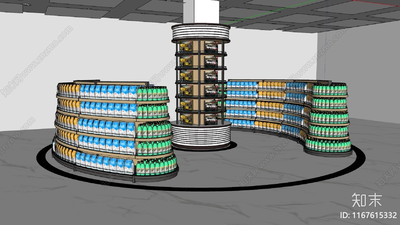 货架SU模型下载【ID:1167615332】