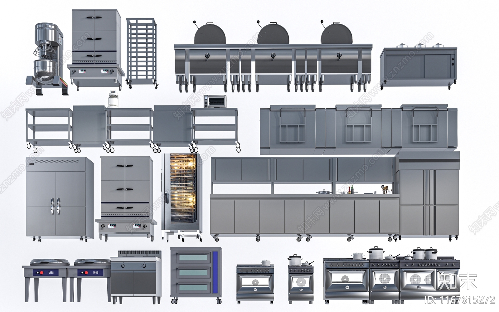 现代厨具SU模型下载【ID:1167615272】