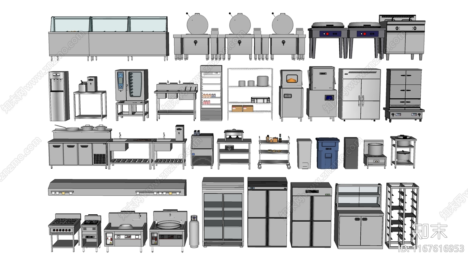 厨具SU模型下载【ID:1167616953】
