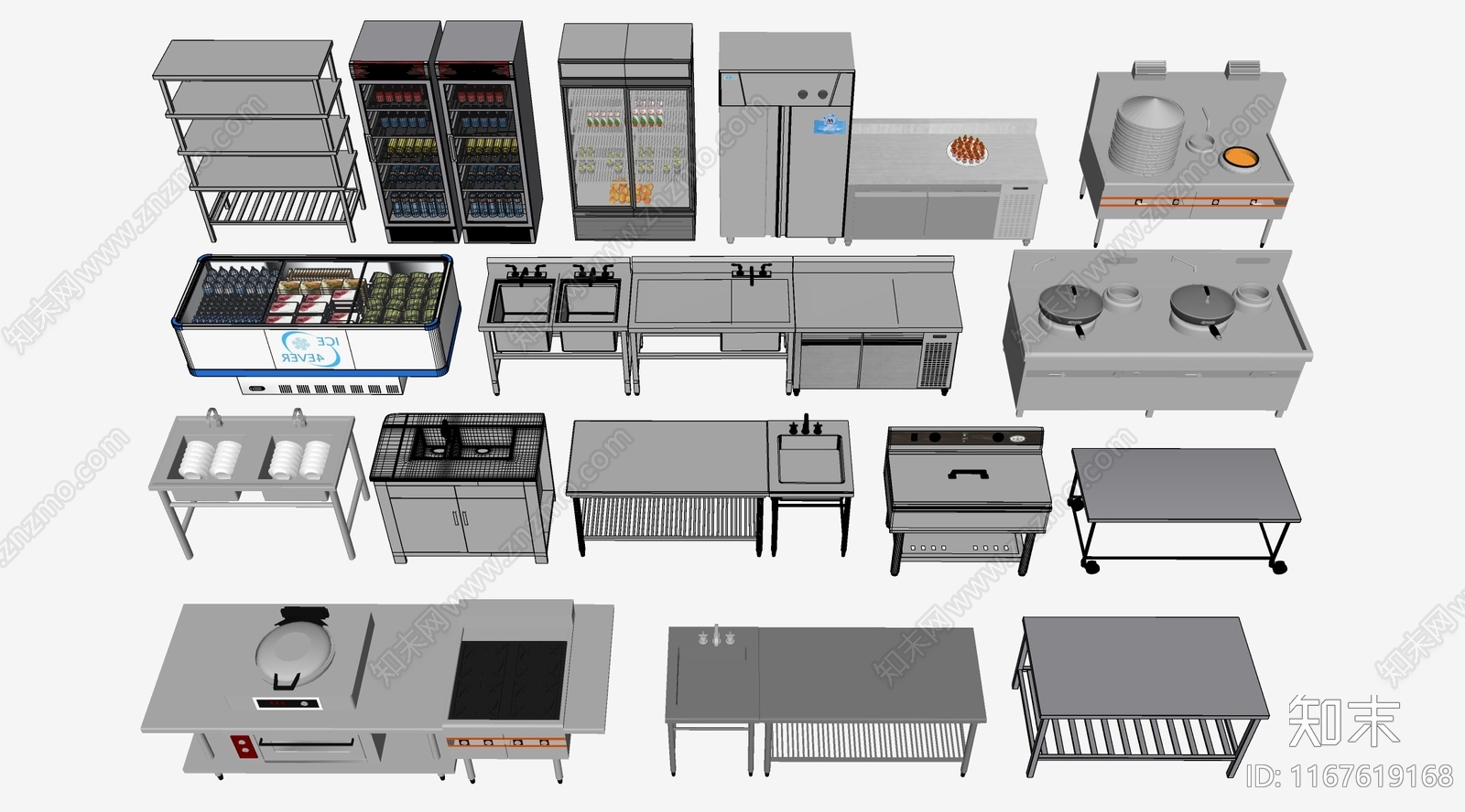 厨具SU模型下载【ID:1167619168】
