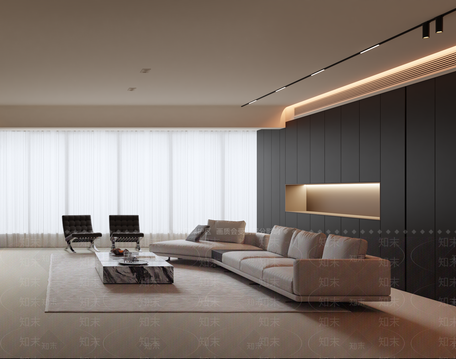 现代客餐厅3D模型下载【ID:1214678386】