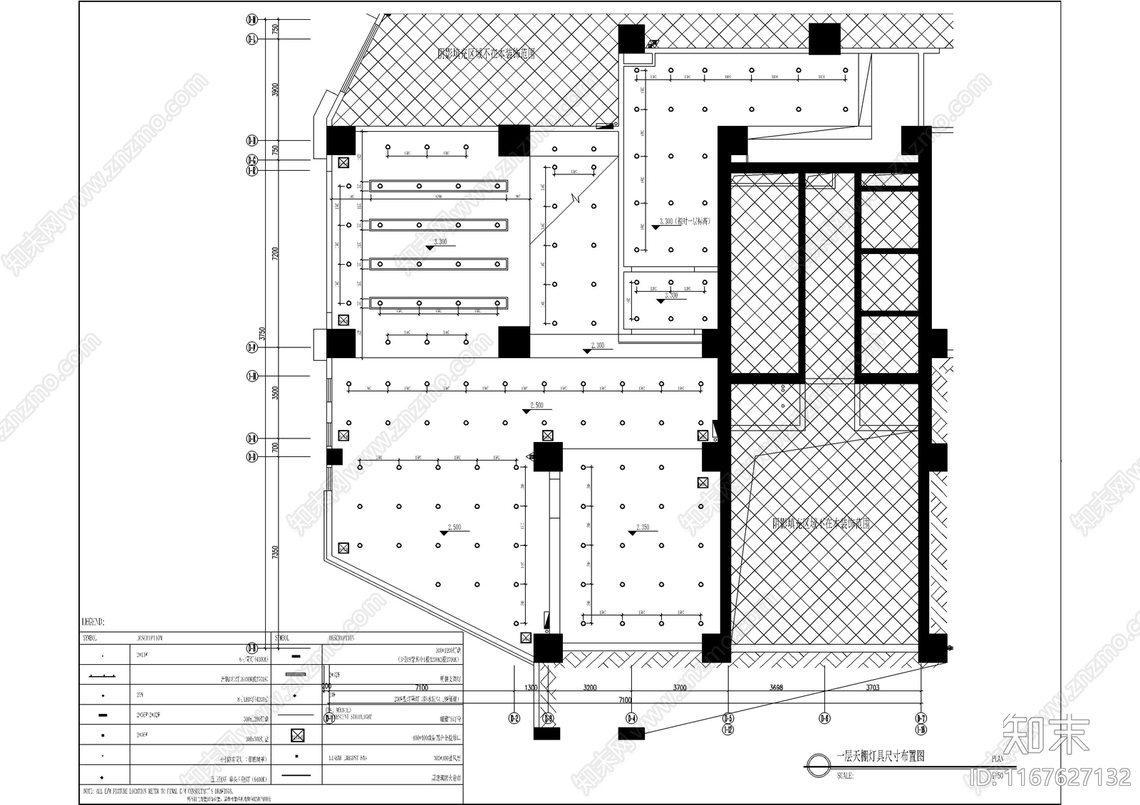 现代超市cad施工图下载【ID:1167627132】