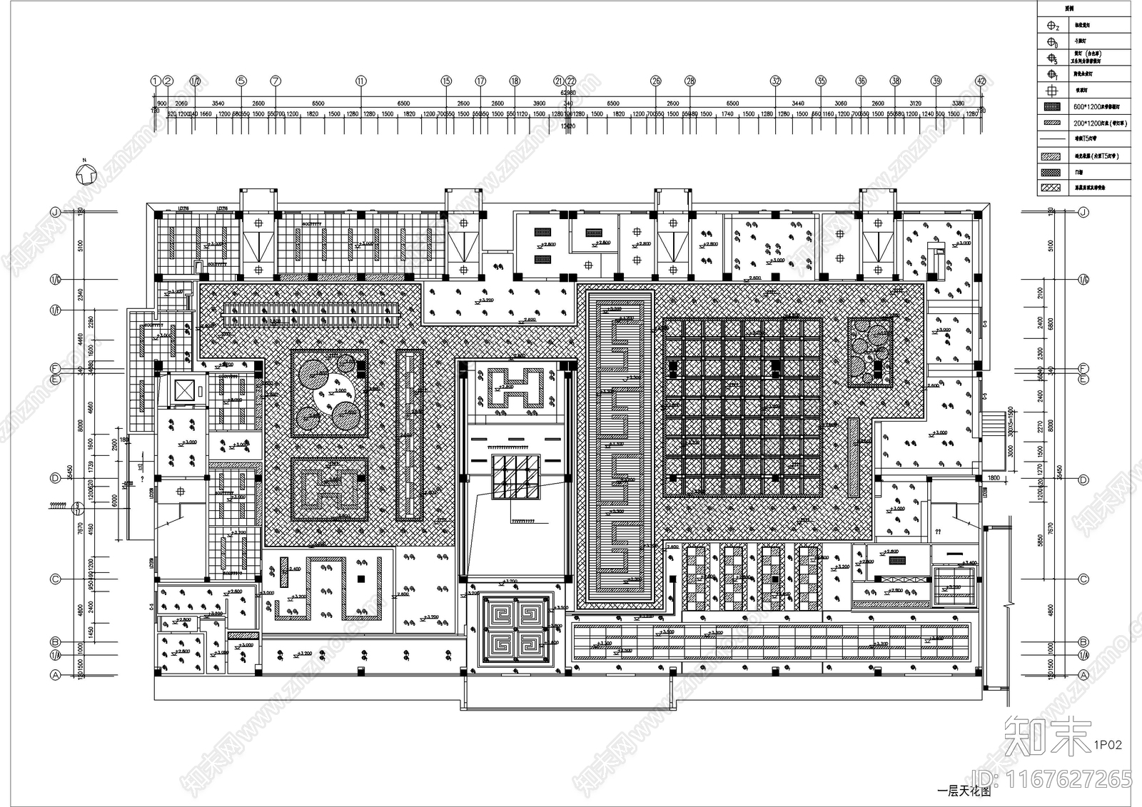现代超市cad施工图下载【ID:1167627265】