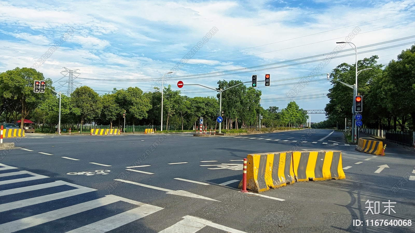 现代街道外景贴图下载【ID:1167640068】