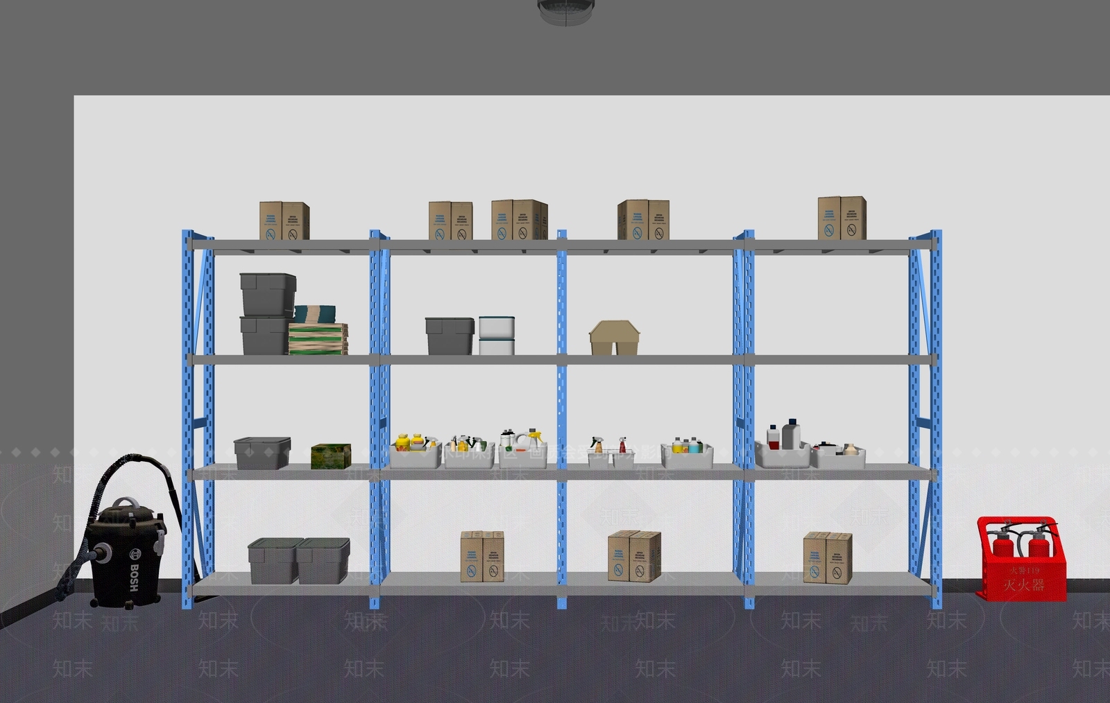 货架SU模型下载【ID:1167670298】
