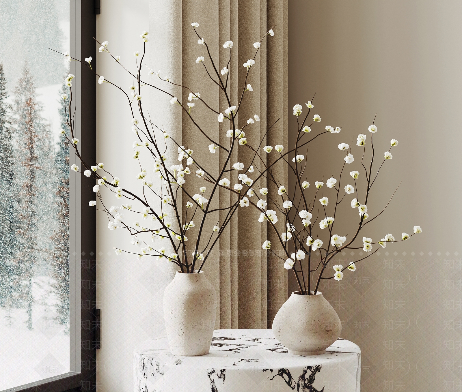 现代花艺3D模型下载【ID:1167694469】