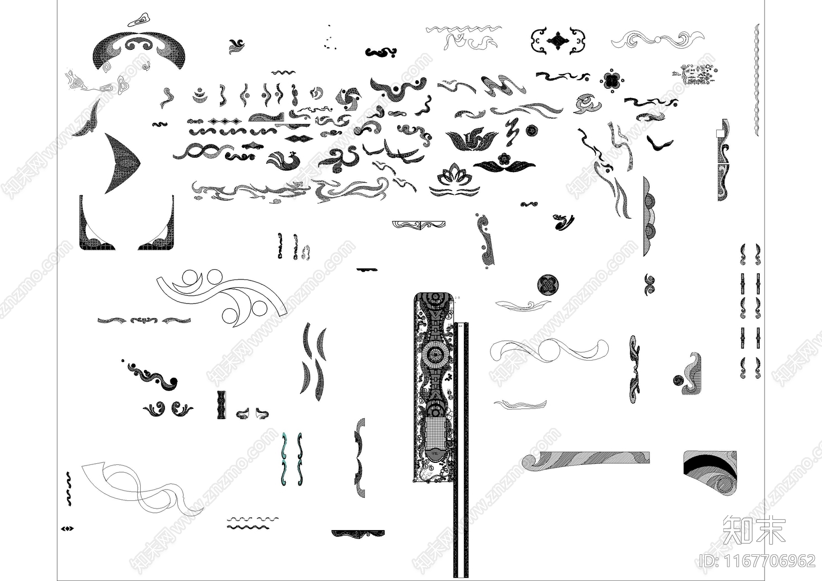 现代综合植物图库施工图下载【ID:1167706962】