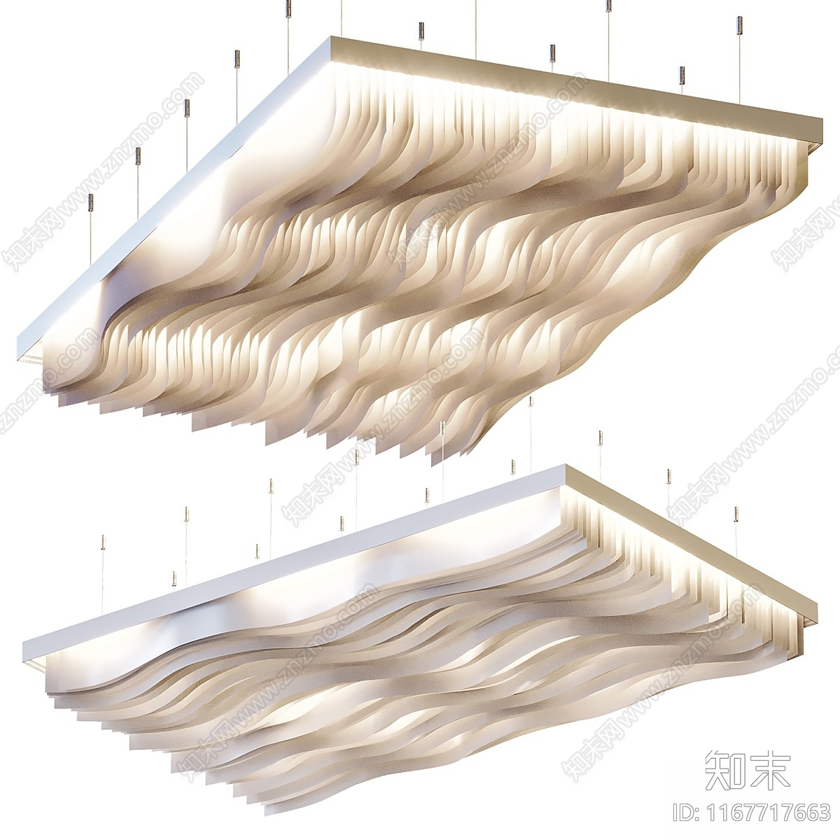 吊灯3D模型下载【ID:1167717663】